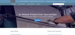 US Government Publishing Office screenshot